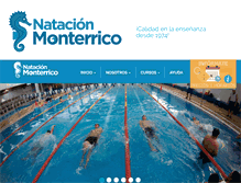 Tablet Screenshot of natacionmonterrico.com